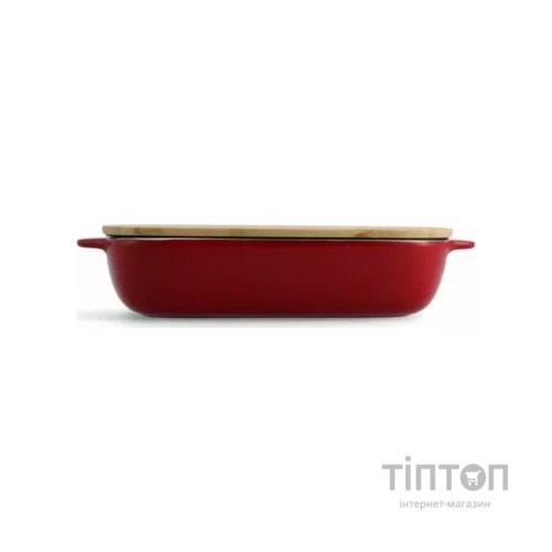 Форма для випікання KitchenAid з кришкою керамогранітна 3,8 л Червона (CC006108-001)