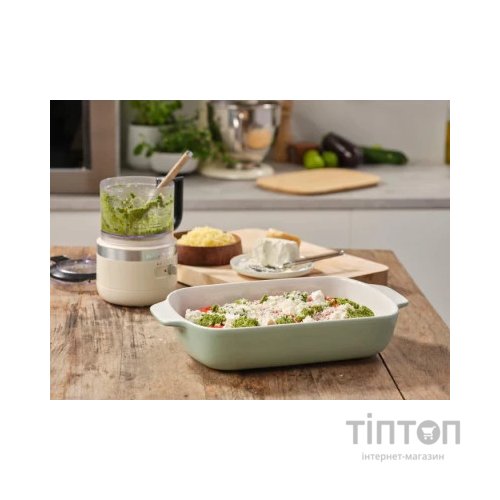 Форма для випікання KitchenAid з кришкою керамогранітна 3,8 л Фісташкова (CC007426-001)