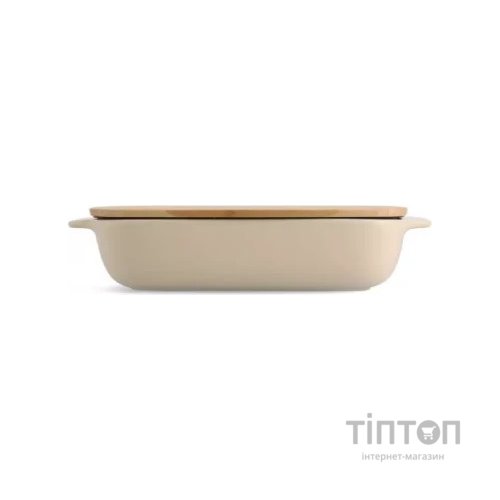 Форма для випікання KitchenAid з кришкою керамогранітна 3,8 л Кремова (CC006109-001)