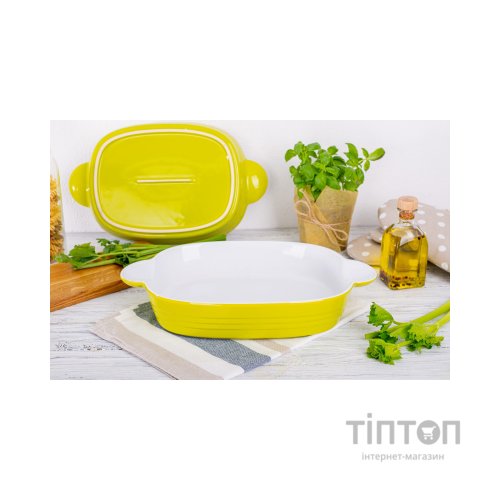 Форма для випікання Limited Edition Inspiration прямокутна 39.5 х 24.5 х 7.3 см Зелена (HJ1268)