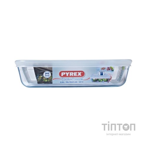 Форма для випікання Pyrex CookFreez Classic прямокутна 0.8 л 19 х 14 см (241P000/7646)