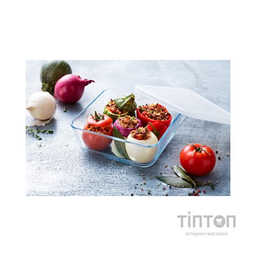 Форма для випікання Pyrex CookFreez з кришкою квадратна 15 х 15 см 0.85 л (218P001/7646)