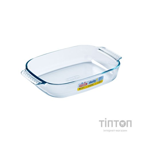 Форма для випікання Pyrex Daily прямокутна 31 х 20 х 6 см 1.8 л (230B000/3646)