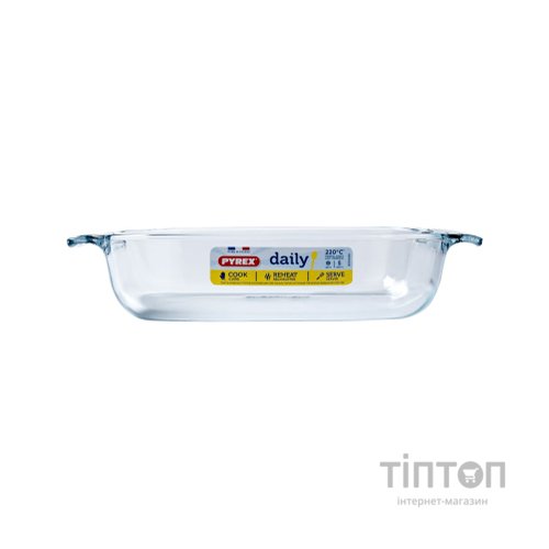 Форма для випікання Pyrex Daily прямокутна 31 х 20 х 6 см 1.8 л (230B000/3646)