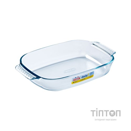 Форма для випікання Pyrex Daily прямокутна 35 х 23 х 6 см 2.7 л (231B000/3646)