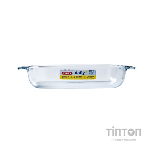 Форма для випікання Pyrex Daily прямокутна 39 х 25 х 7 см 3.7 л (232B000/3646)