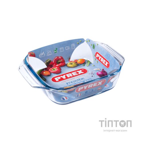 Форма для випікання Pyrex Irresistible квадратна 29 х 23 х 7 см 2,3 л (400B000/7146)