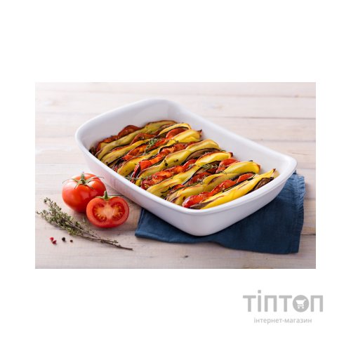 Форма для випікання Pyrex Supreme white прямокутна 33 х 23 см (SU33RR1/7644)