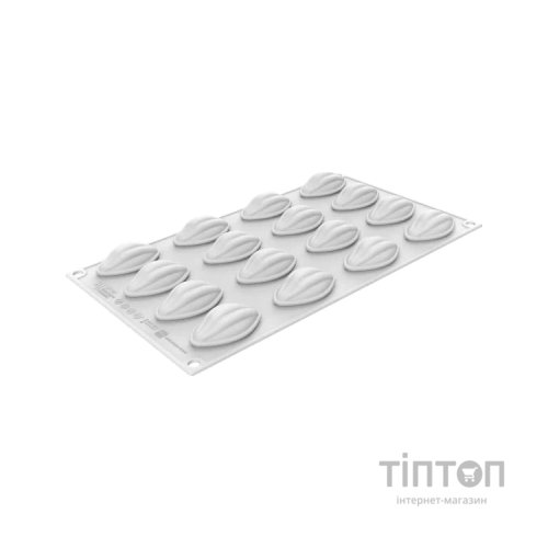 Форма для випікання Silikomart Cacao 50х28 h 19 мм (16 х 12,5 мл) (CACAO XS 12)