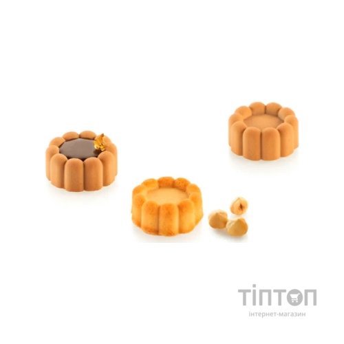 Форма для випікання Silikomart Charlotte d 38 h 18 мм (18x16 мл) (CHARLOTTE XS 16)