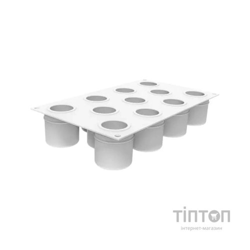 Форма для випікання Silikomart Cilindro 3D d 50 h55 мм (11x 100 мл) (CILINDRO 3D 100)