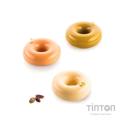 Форма для випікання Silikomart "донатс" d 72 h27 мм (6х80 мл) (DONUTS GOURMAND 80)