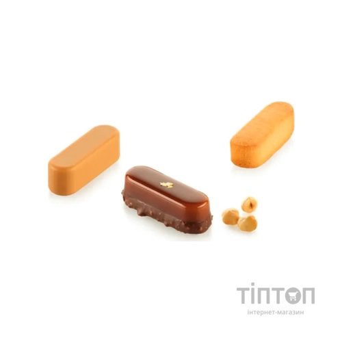 Форма для випікання Silikomart Eclair XS 55x17 мм, h 17 мм (20x14 мл) (ECLAIR XS 14)