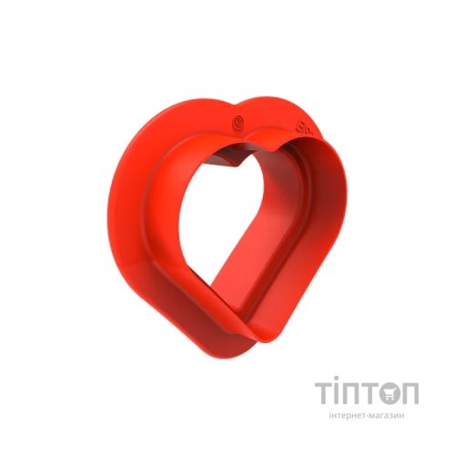 Форма для випікання Silikomart Heartix 78x70x h30 мм 6х85 мл + каттер (HEARTIX 85)