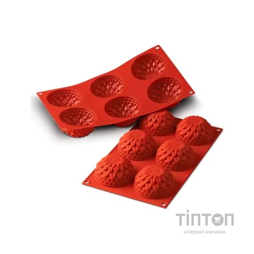 Форма для випікання Silikomart "Хризантема"d 78 mm, h 40 mm (SF078/C)