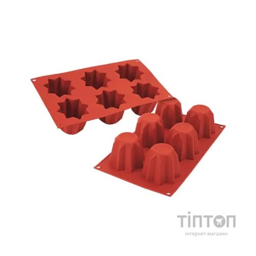 Форма для випікання Silikomart "Кекс" 75*75 mm, h 60 mm (SF100/C)