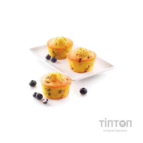 Форма для випікання Silikomart "Мафін" d 69 мм, h 35 мм (SF023/C)