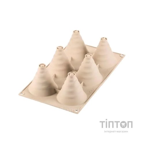 Форма для випікання Silikomart Soffice Incanto "Серпантин" 180 x336 h70 мм, d60 мм, 6х100 мл (SOFFICE INCANTO)