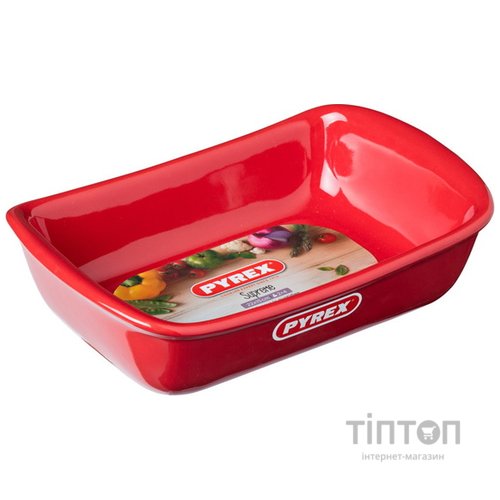 Форма PYREX Supreme red 26х18 см