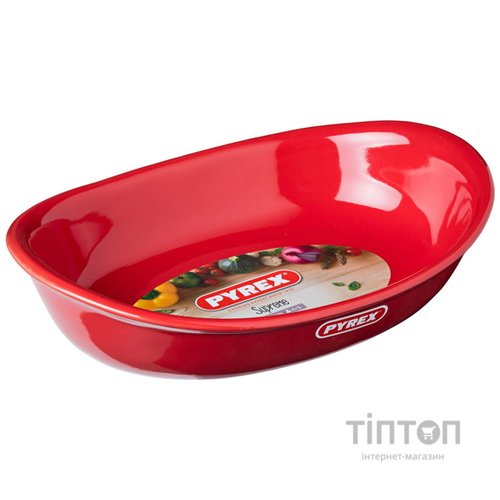 Форма PYREX Supreme red 31х21 см