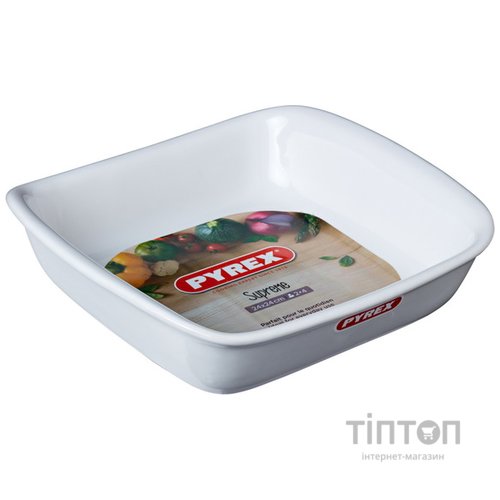 Форма PYREX Supreme white 24х24 см