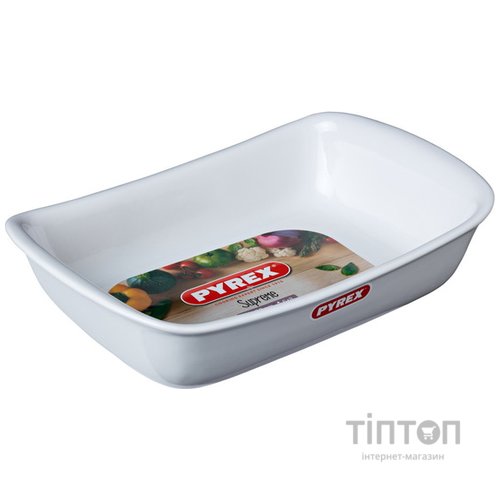 Форма PYREX Supreme white 30х20 см