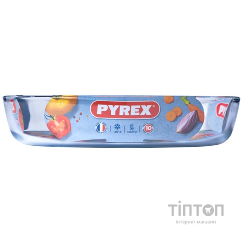 Форма с/к PYREX ESSENTIALS склянна овал. 30х21х6см (2л) (345B000/7144)
