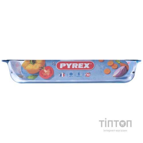 Форма с/к PYREX ESSENTIALS склянна прям. 40х27х6см (3.7л) (239B000/7346)
