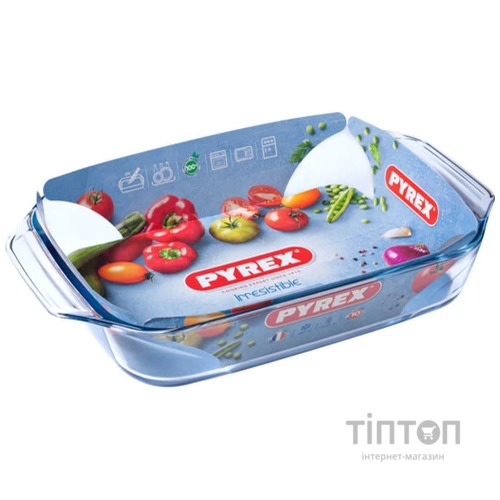 Форма с/к PYREX Irresistible форма скл.прямокут. 39х25х7см (3,8л) (409B000/7246)