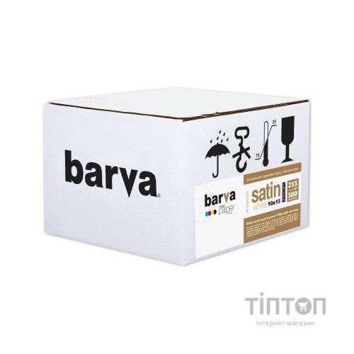 Фотопапір Barva 10x15, 255g/m2, PROFI, White satin, 500c (IP-V255-272)