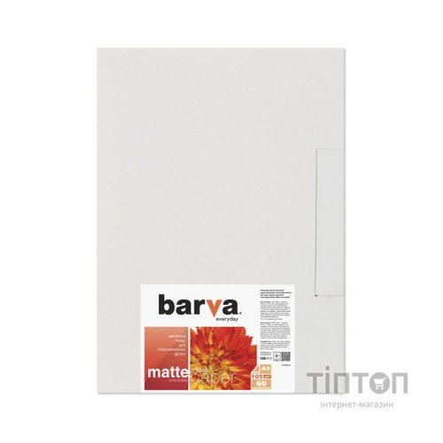 Фотопапір Barva A3 Everyday Matte 105г, 60л (IP-AE105-315)