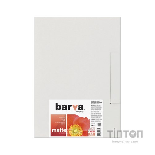 Фотопапір Barva A3 Everyday Matte 170г, 60л (IP-AE170-325)