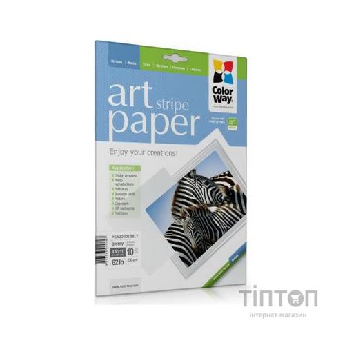 Папір ColorWay Letter (216x279mm) ART, glossy, stripe (PGA230010SLT)