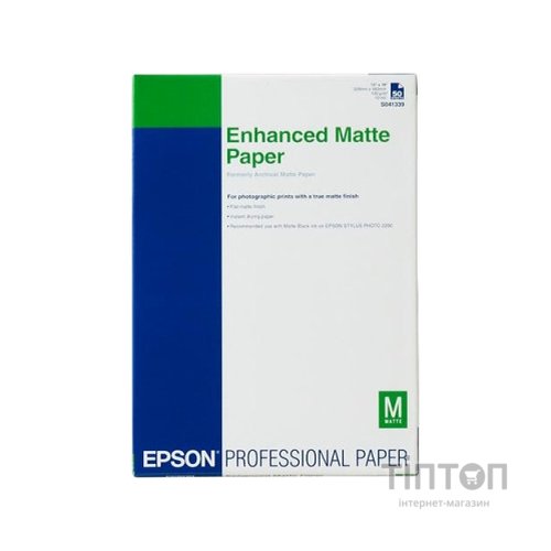 Фотопапір Epson матовий, А3, 192г/м2, 100 листків
