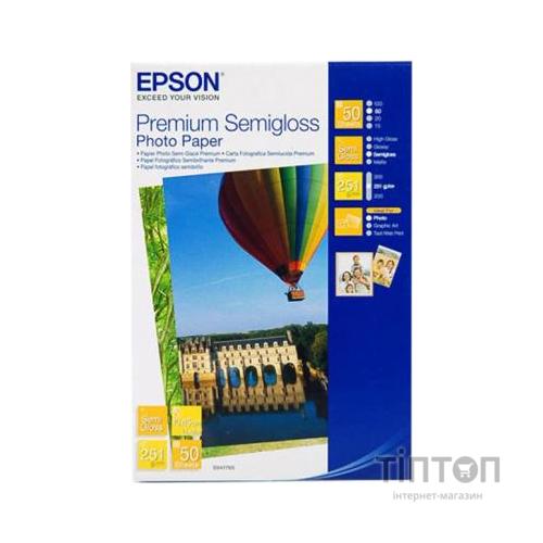 Фотопапір Epson матовий, А6, 250 г/м2, 50 листків