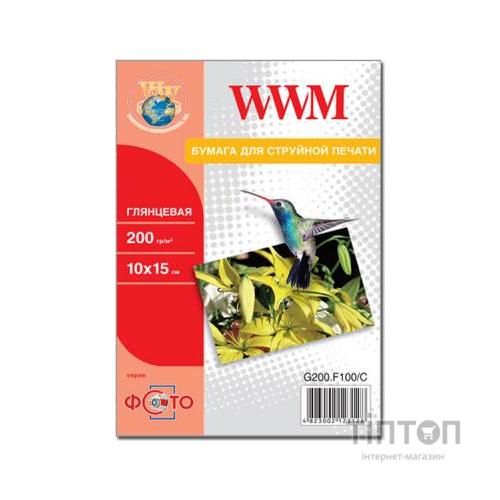 Фотопапір WWM глянцевий, А6, 200г/м2, 5 листків