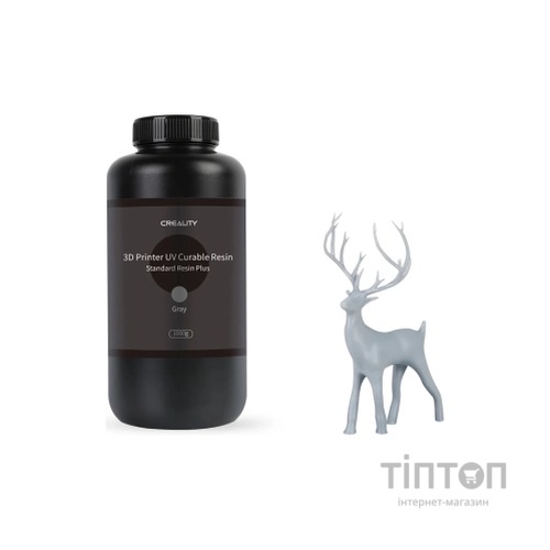 Фотополімерна смола Creality Resin, LCD Standard Plus 1кг, grey (3302020089)