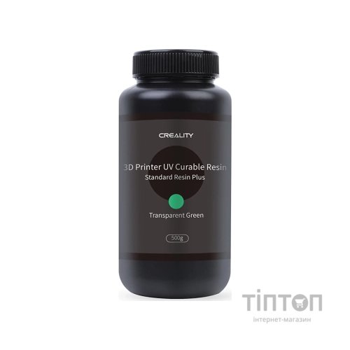 Фотополімерна смола Creality Resin, LCD Standard Plus 500г, green, transparent (3302020084)