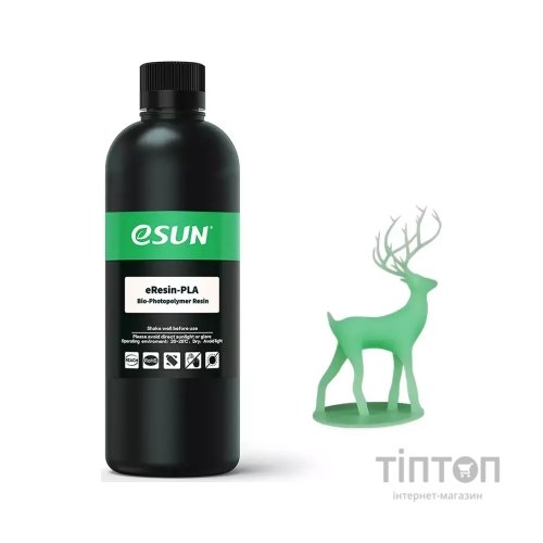 Фотополімерна смола eSUN eResin PLA UV/LCD Grass Green 1kg (ERESIN-PLA-GG1000G)