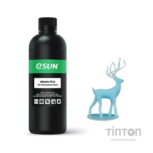 Фотополімерна смола eSUN eResin PLA UV/LCD Sky Blue 1kg (ERESIN-PLA-SB1000G)