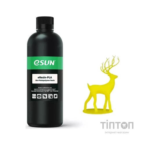 Фотополімерна смола eSUN eResin PLA UV/LCD Yellow 1kg (ERESIN-PLA-Y1000G)