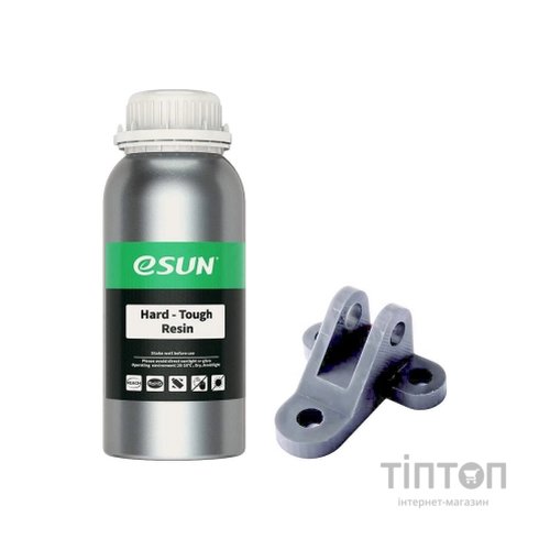 Фотополімерна смола eSUN Resin Hard Tough UV/LCD Grey 1kg (HARDTOUGHRESIN-H1000G)