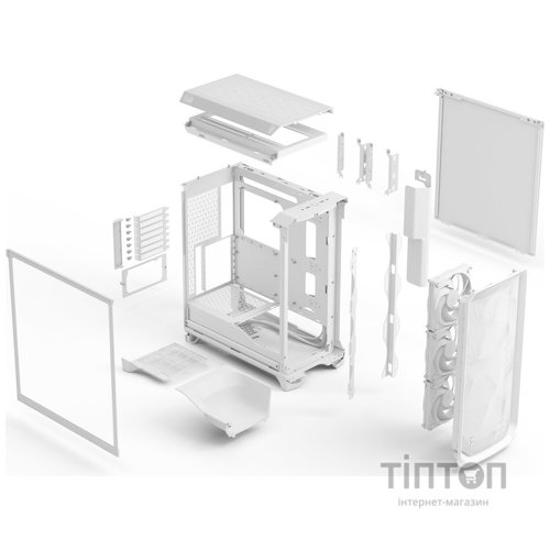 FRACTAL DESIGN Meshify 3 White TG CT (FD-C-MES3A-04)