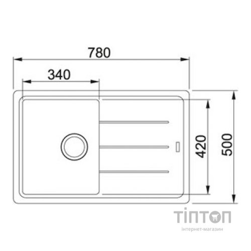 Мийка кухонна Franke BASIS BFG 611-78 (114.0306.793)