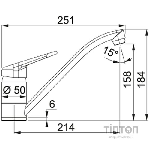 Змішувач Franke Novara-Plus (115.0470.654)