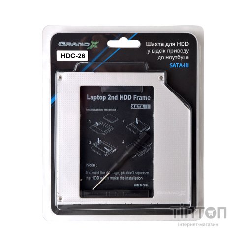 Фрейм-адаптер Grand-X HDD 2.5 (HDC-26)