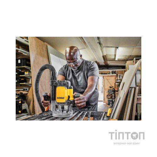 Фрезер DeWALT 2300 Вт, 9000 - 22000 об/хв, цанговий патрон 12 мм, 6.1 кг (DWE625)