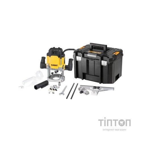 Фрезер DeWALT 9000 - 22000 об/хв, цанговий патрон 12 мм, кейс TSTAK (DWE625KT)