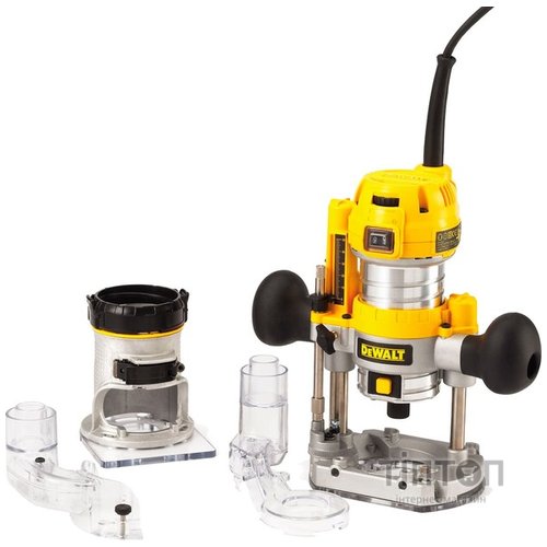 Фрезер DeWALT 900 Вт, 16000 - 27000 об/хв, цанга 8 мм, 6.4 кг, кейс (D26204K)