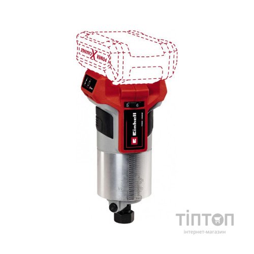 Фрезер Einhell TP-RO 18 Set Li BL-PXC, 18В, 6/8 мм, 10000-30000 об/хв (без АКБ та ЗП) (4350410)